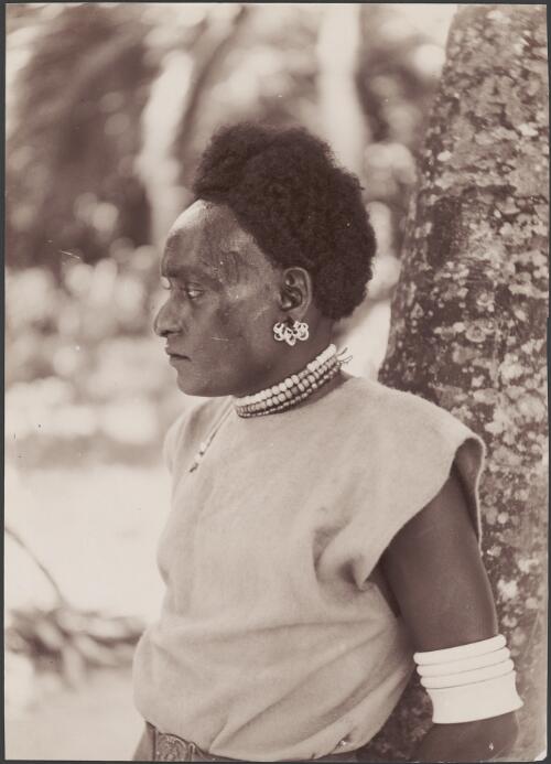 Young man of Malaita, Solomon Islands, 1906 / J.W. Beattie