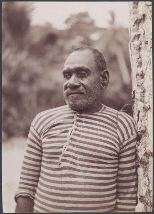 Paraviko, a chief of Savo, Solomon Islands, 1906 / J.W. Beattie