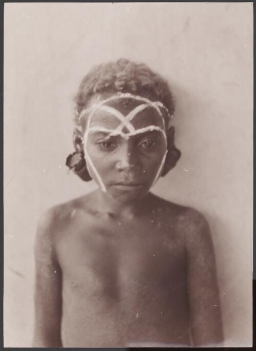 A young Vella Lavella girl, Solomon Islands, 1906 / J.W. Beattie