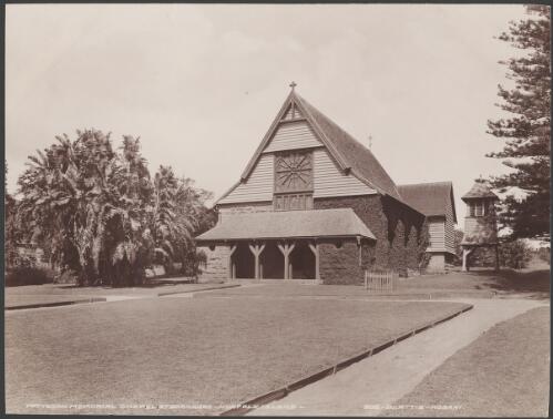 Patteson Memorial Chapel at St. Barnabas, Norfolk Island, 1906 / J.W. Beattie