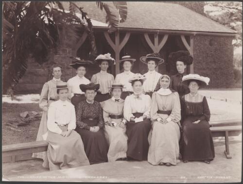 The ladies of the mission, St. Barnabas, Nofolk Island, 1906 / J.W. Beattie