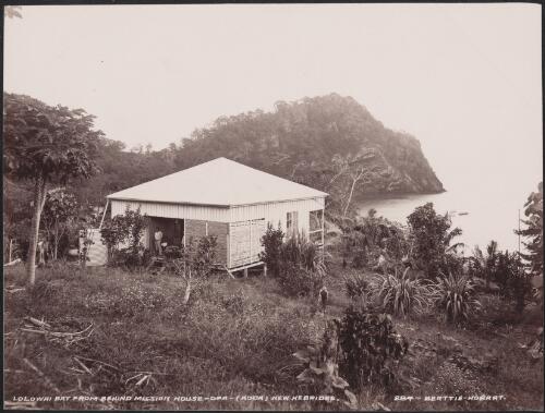 Mission house at Lolowai Bay, Opa, New Hebrides, 1906 / J.W. Beattie