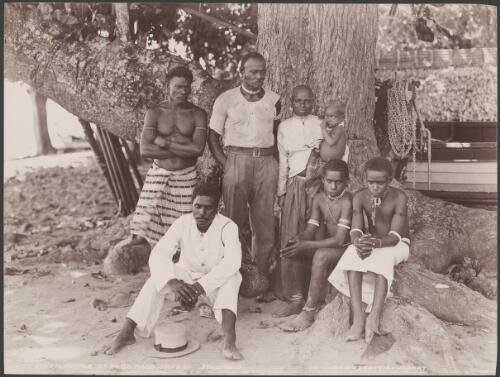 School people of Pago Pago, Savo, Solomon Islands, 1906 / J.W. Beattie
