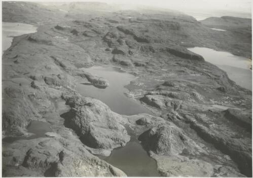 Aerial view of lava flows, Kerguelen Islands, ca. 1930 [picture] / Frank Hurley