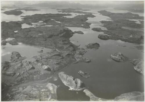 Aerial view of Royal Sound, Kerguelen Islands, ca. 1930 [picture] / Frank Hurley
