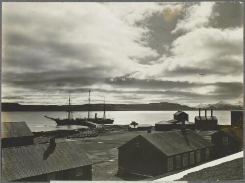 The Discovery at Kerguelen Islands, ca. 1930 [picture] / Frank Hurley
