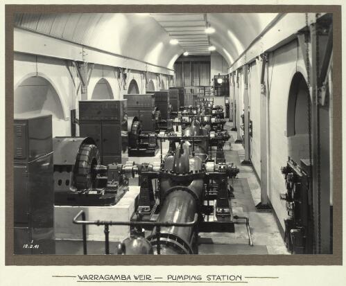 Warragamba weir pumping station [picture]