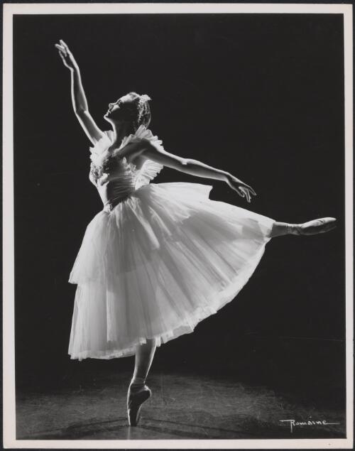 Jocelyn Vollmar as Myrthe in Giselle, San Francisco Ballet, 1947 [picture] / Romaine, San Francisco