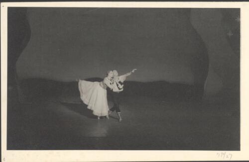 Anne MacKintosh as the Woman and Edouard Borovansky as the Man in Fantasy on Grieg's Concerto in A minor, Borovansky Ballet [5] [picture] / [Hugh P. Hall]