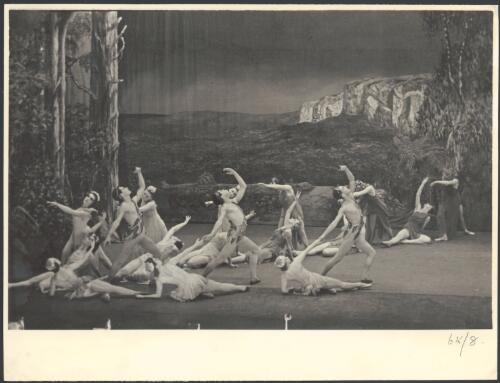 Dancers of the Borovansky Ballet in Australia, symbolical bush ballet [9] [picture] / [Hugh P. Hall]