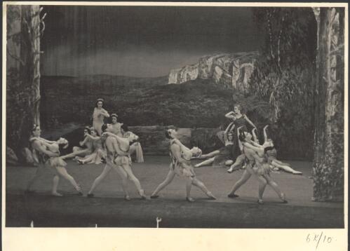 Dancers of the Borovansky Ballet in Australia, symbolical bush ballet [11] [picture] / [Hugh P. Hall]