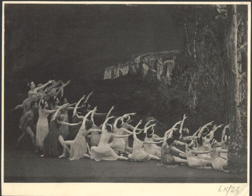 Dancers of the Borovansky Ballet in Australia, symbolical bush ballet [13] [picture] / [Hugh P. Hall]