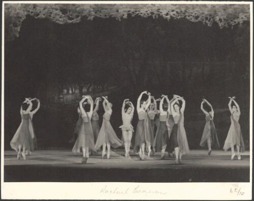 Rachel Cameron with dancers from the Borovansky Ballet in Autumn Leaves [2] [picture]/ [Hugh P. Hall]