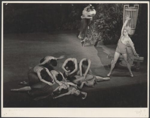 Serge Bousloff with dancers from the Borovansky Ballet in Autumn Leaves [picture]/ Hugh P. Hall