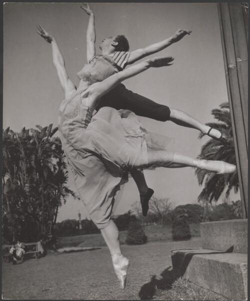 Dorothy Stevenson and Martin Rubinstein in costume for Sea legend, Borovansky Ballet [3] [picture]/ [Pix]