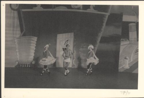 Mara (Myra) North, Martin Rubinstein, Kathleen (Kay) McLelland (left to right)] in Façade, Borovansky Ballet [picture]/ [Hugh P. Hall]