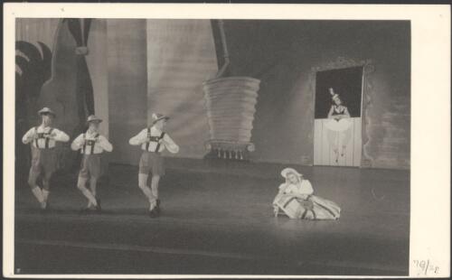 Corrie Lodders as the Milkmaid with the dancers of the Borovansky Ballet in Façade [2] [picture]/ [Hugh P. Hall]