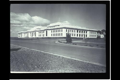 Parliament House before Royal Visit, 1927 [picture] / W.J. Mildenhall