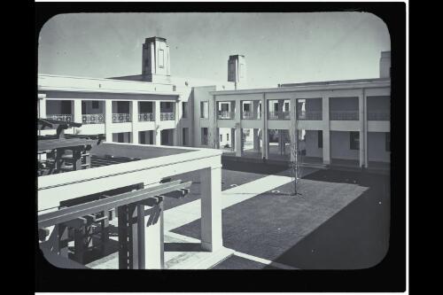 Courtyard, Parliament House [picture] / W.J. Mildenhall