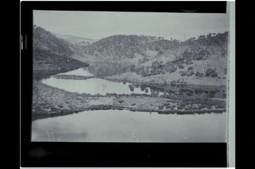 View at top of Cotter Dam [picture] / W.J. Mildenhall