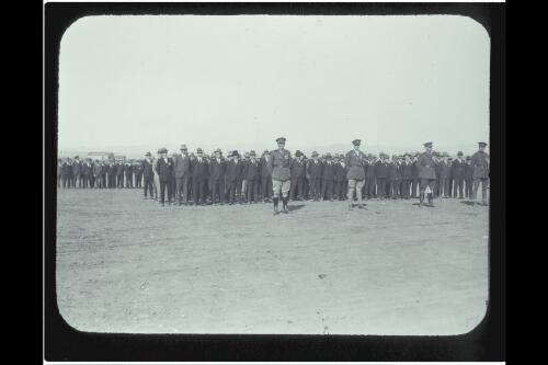 Local Returned Soldiers on parade at York Park, Canberra during Royal Visit, 1927 [picture] / W.J. Mildenhall