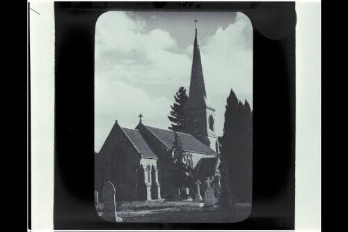 Early photograph of St John's Church [picture] / W.J. Mildenhall