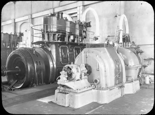 New turbine engine - British Thompson Houston - Power House Eastlake (now Kingston) [picture] / W.J. Mildenhall