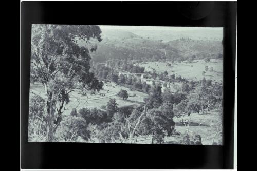 View from pumping station on Murrumbidgee River, above Cotter Murrumbidgee junction, looking north [picture] / W.J. Mildenhall