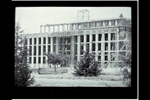 National Library, King's Avenue, under construction [picture] / W.J. Mildenhall