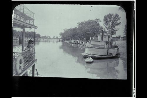 Paddle steamers, Murray River? [picture] / W.J. Mildenhall