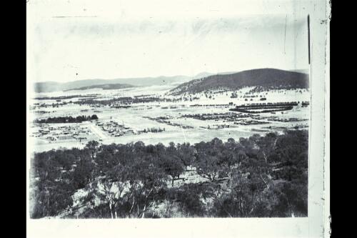 Reid, Braddon, Civic from Mount Ainslie, about 1932 [picture] / W.J. Mildenhall