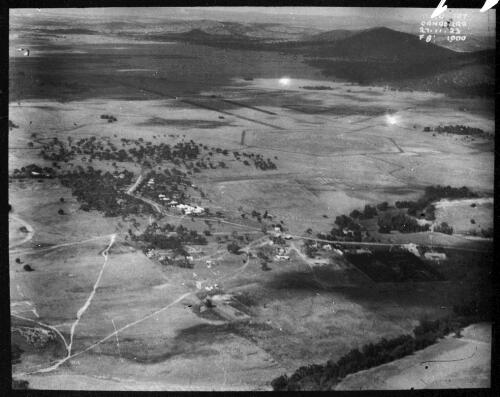 [Acton from Black Mountain, Canberra, 1923] [picture] / W.J. Mildenhall