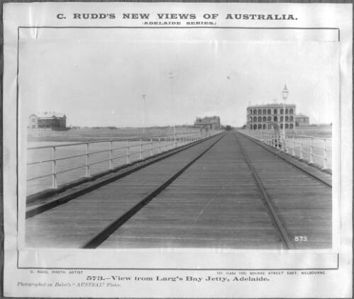 View from Larg's Bay jetty, Adelaide [picture] / [C. Rudd photo]