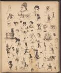 Caricatures of people and animals [picture] / A. F. Smart