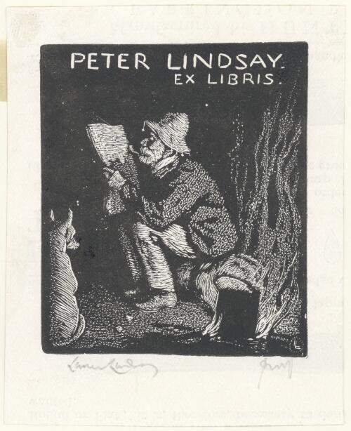 Bookplate for Peter Lindsay, 3 [picture] / Lionel Lindsay