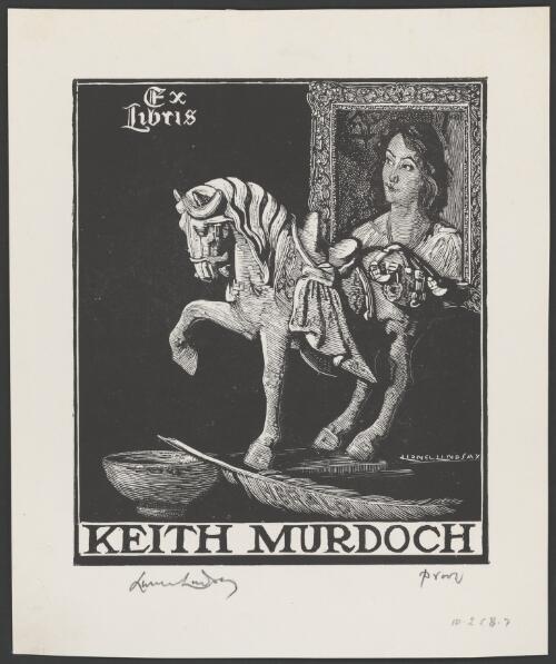 [Bookplate for Keith Murdoch] [picture] / Lionel Lindsay