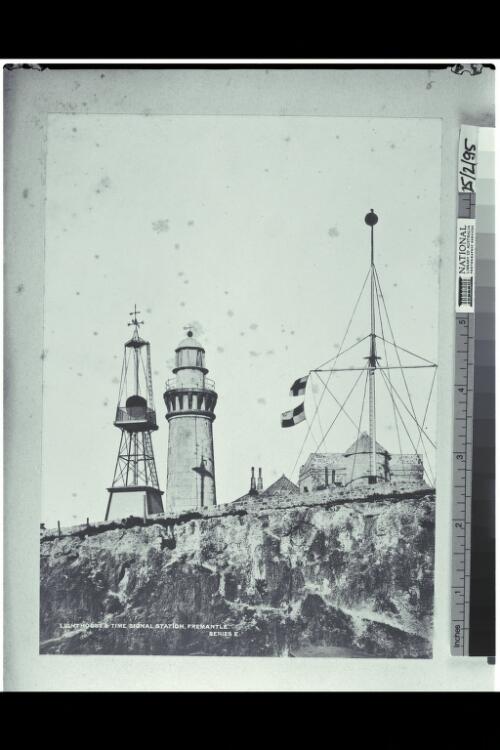 Lighthouse and time signal station, Fremantle [picture] / A.J.M