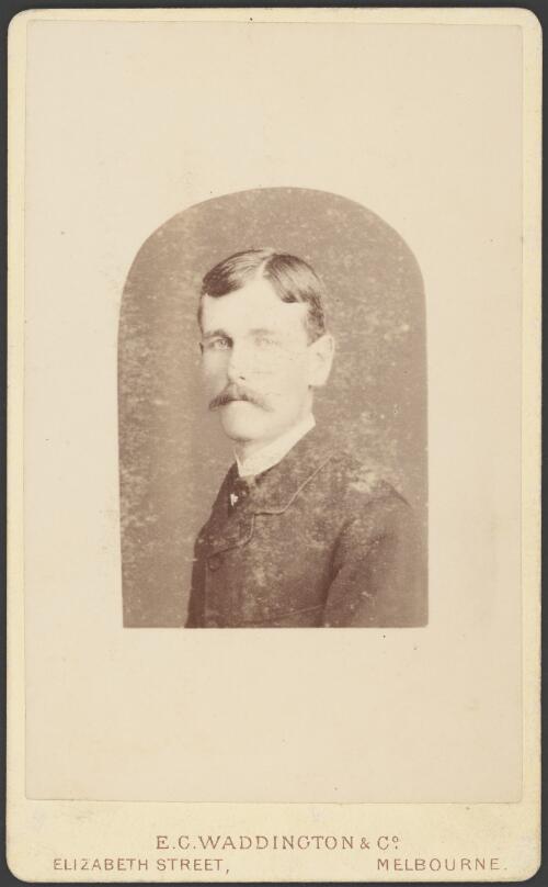 Portrait of a young man, Melbourne, ca. 1880 [picture] / E.C. Waddington & Co
