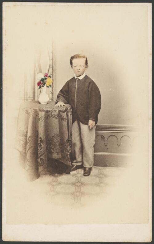 Edward Mayne Lewes?, aged eight, Geelong, Victoria, 1880 [picture] / Wilmot and Key