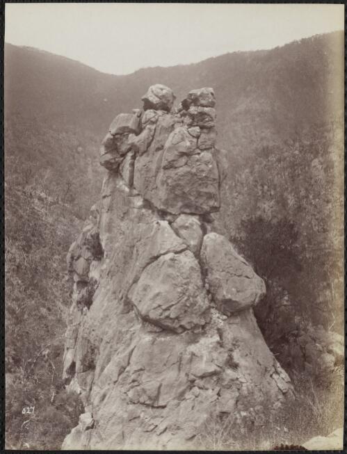 Pinnacle Rock, New South Wales, ca. 1880 [picture] / Charles Bayliss