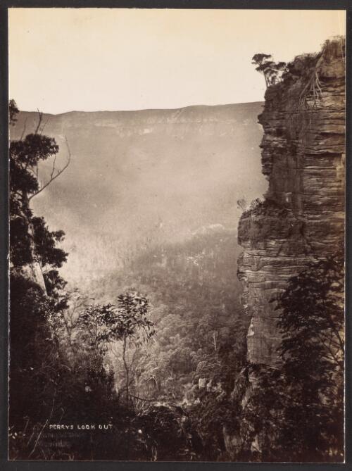 Perry's Lookout, Blue Mountains, New South Wales, ca. 1880 [picture] / C. Bayliss
