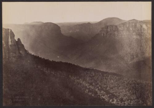 Grose Valley from Govetts Leap, Blue Mountains, New South Wales, ca. 1880 [picture] / C. Bayliss