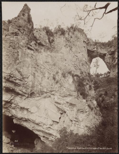 Pinnacle Rock, Carlotta Arch, Jenolan Caves, New South Wales [picture] / C. Bayliss