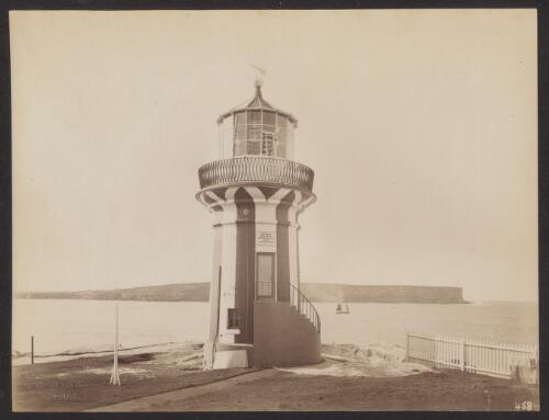 Hornby Light on South Head, New South Wales, ca. 1885 [picture] / Charles Bayliss