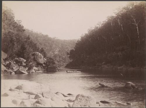 Head of basin, Nepean River, New South Wales, ca. 1885 [picture] / Charles Bayliss