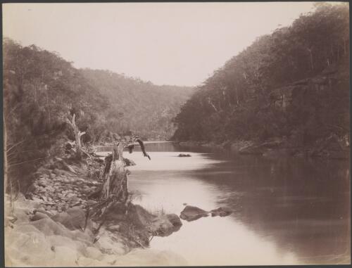 Near Nortons Basin, Nepean River, New South Wales, ca. 1885 [picture] / Charles Bayliss