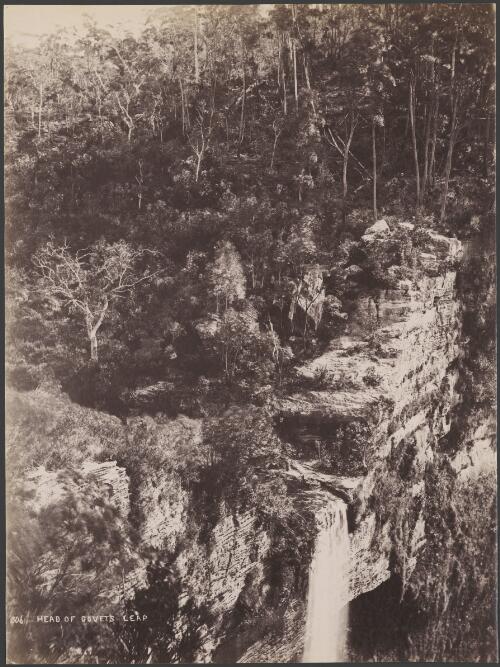 Head of Govetts Leap, New South Wales, ca. 1885 [picture] / Charles Bayliss