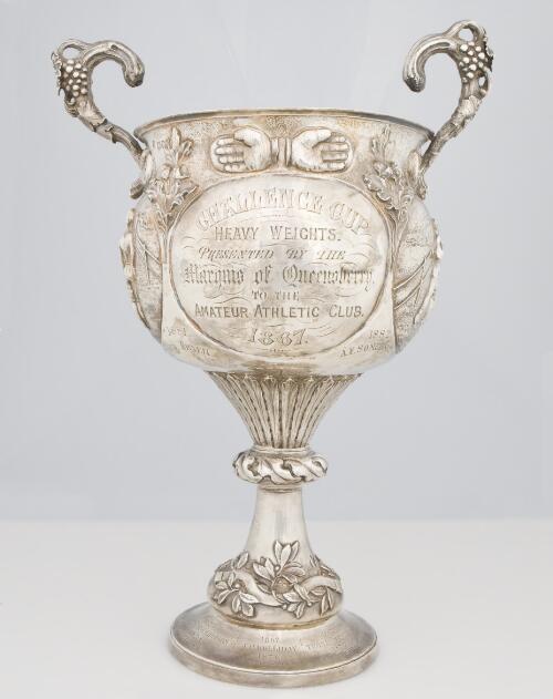 Challenge Cup Heavy Weights, presented by the Marquis of Queensberry to the Amateur Athletic Club [realia]