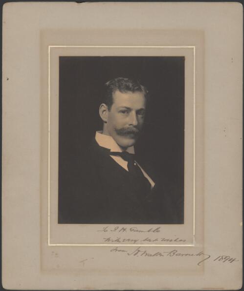 Portrait of H. Walter Barnett [picture]