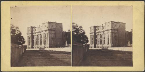 Parliamentary Library, Melbourne, 1870 [picture] / Alfred Morris